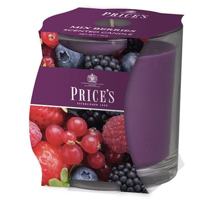 Mix Berries Candle in Glass Jar by Price’s